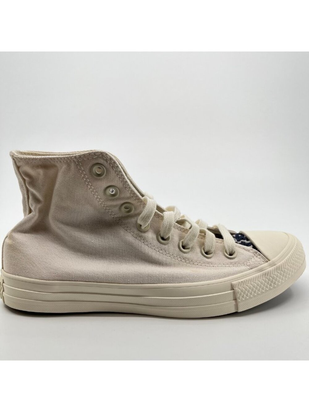 Converse Chuck Taylor All Star Hi Womens Size 9.5 Cream Athletic Shoes Sneakers